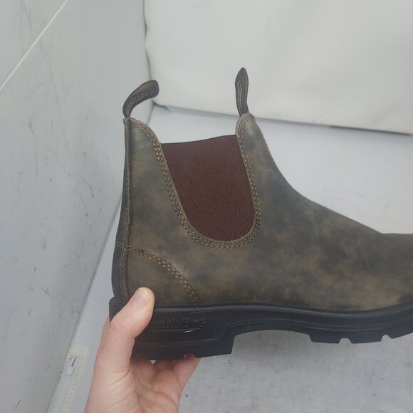 Blundstone MENS Chelsea Rustic Brown Boot - Picture 2 of 9